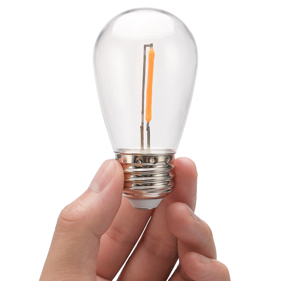 Pc Aluminio Led Single Filament Bulb S14 para el control de voz en el parque temático Casa de Fiestas