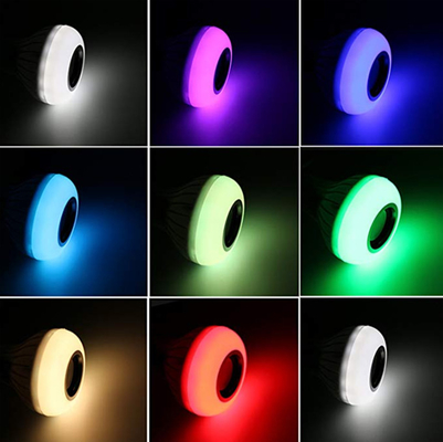Bulbo de música LED blanco con Bluetooth y control remoto Temperatura de funcionamiento -45-50°C