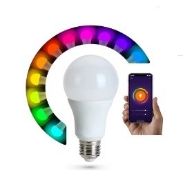 2835 SMD Chip LED Wi-Fi RGB bombilla LED con control de la aplicación Tuya y función de atenuación