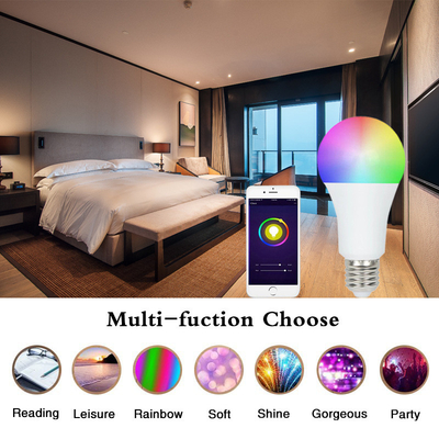 2835 SMD Chip LED Wi-Fi RGB bombilla LED con control de la aplicación Tuya y función de atenuación