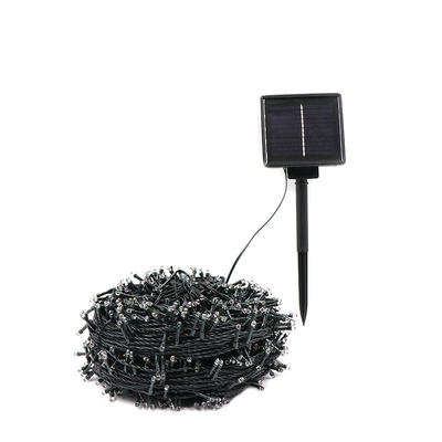 200LED RGB bombillas de jardín solar resistente al agua Iluminación de cuerda de Navidad para exteriores IP65