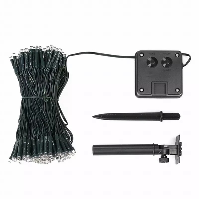 200LED RGB bombillas de jardín solar resistente al agua Iluminación de cuerda de Navidad para exteriores IP65