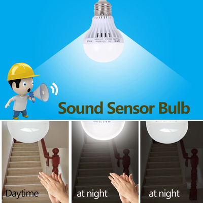 Modo de conmutación del sensor Alta luminosidad infrarroja Pir Sensor de movimiento bombilla con bombilla inteligente