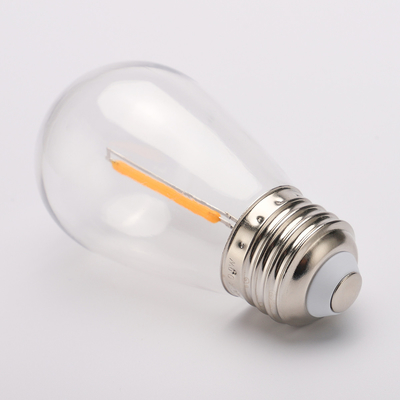 Pc Aluminio Led Single Filament Bulb S14 para el control de voz en el parque temático Casa de Fiestas