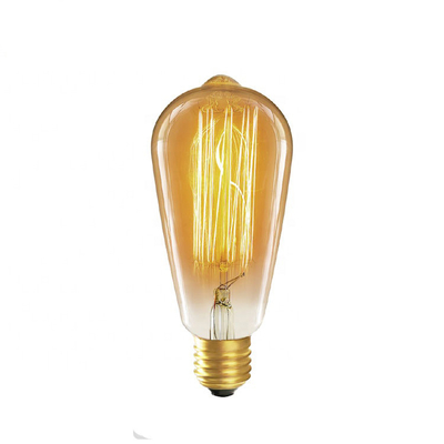 Luz amarilla cálida en ámbar para base E26