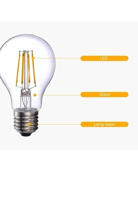 Alta luminosidad 12V 8W E27 A60 bombilla Edison para funciones de trabajo y necesidades de iluminación decorativa