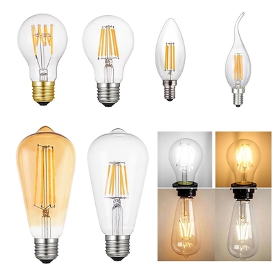 Alta luminosidad 12V 8W E27 A60 bombilla Edison para funciones de trabajo y necesidades de iluminación decorativa