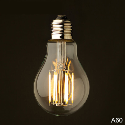Pc Aluminio 10W A60 Filamento LED Blanco Caliente bombilla Edison para 5w 7w 9w 12w Reemplazo