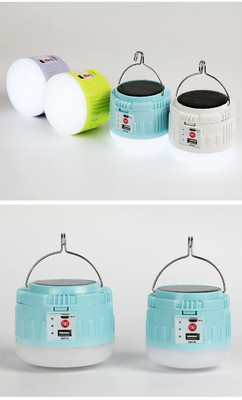30W / 50W luz solar LED recargable para campamento y emergencia flujo luminoso de 900lm
